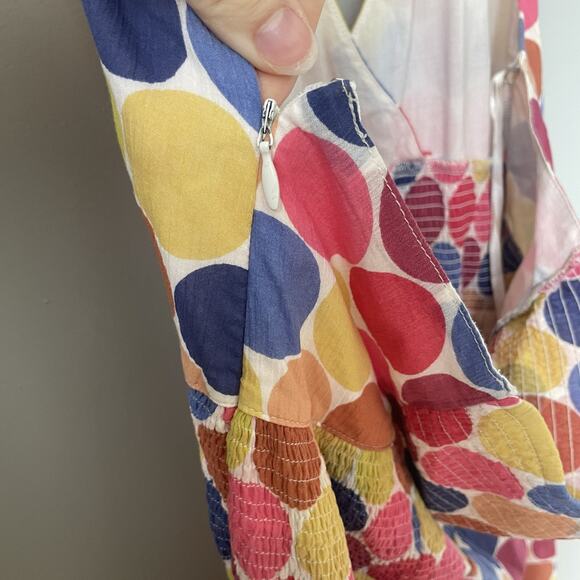 Anthropologie Maeve Halter Polka Dot‎ Dress Womens Size 8 Lined - Picture 10 of 10